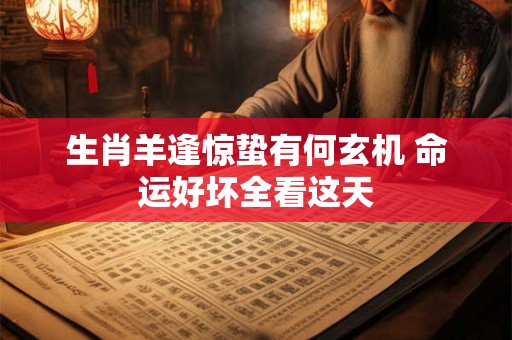 生肖羊逢惊蛰有何玄机 命运好坏全看这天