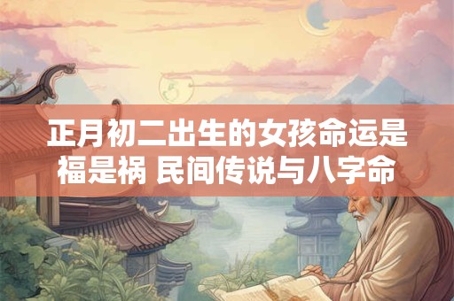 正月初二出生的女孩命运是福是祸 民间传说与八字命理怎么看