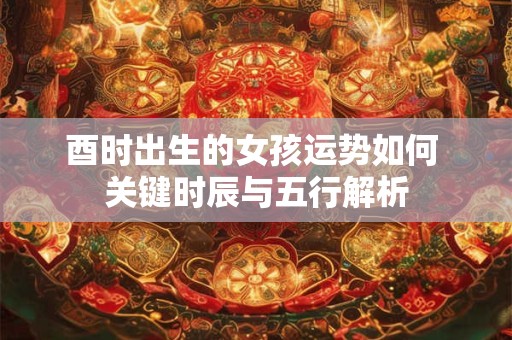 酉时出生的女孩运势如何 关键时辰与五行解析