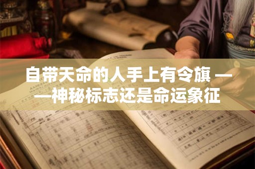 自带天命的人手上有令旗 ——神秘标志还是命运象征