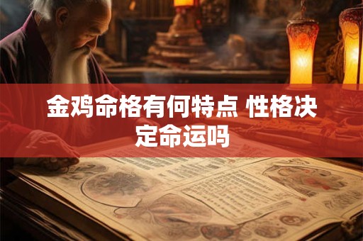 金鸡命格有何特点 性格决定命运吗