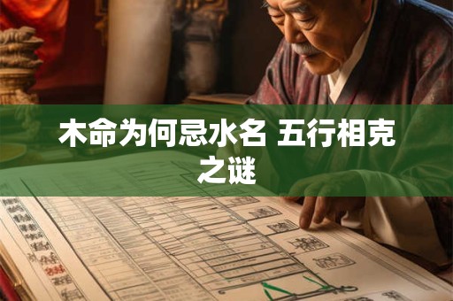 木命为何忌水名 五行相克之谜