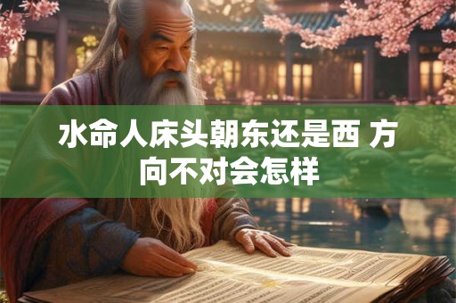 水命人床头朝东还是西 方向不对会怎样