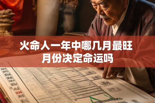 火命人一年中哪几月最旺 月份决定命运吗