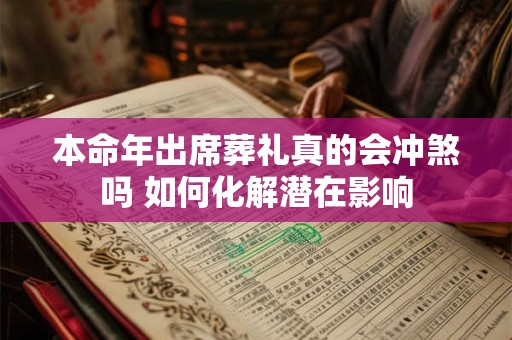 本命年出席葬礼真的会冲煞吗 如何化解潜在影响