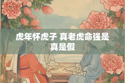 虎年怀虎子 真老虎命强是真是假