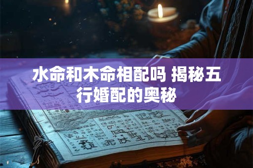 水命和木命相配吗 揭秘五行婚配的奥秘