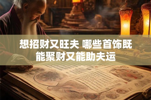 想招财又旺夫 哪些首饰既能聚财又能助夫运