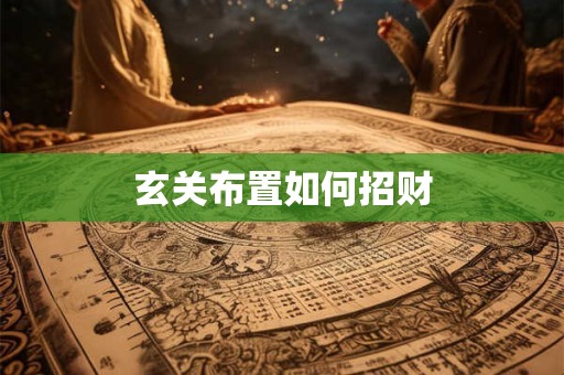 玄关布置如何招财
