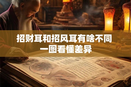 招财耳和招风耳有啥不同 一图看懂差异