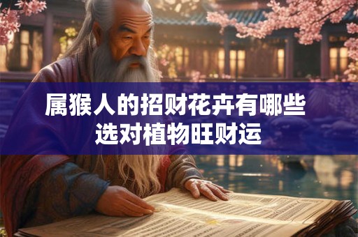 属猴人的招财花卉有哪些 选对植物旺财运