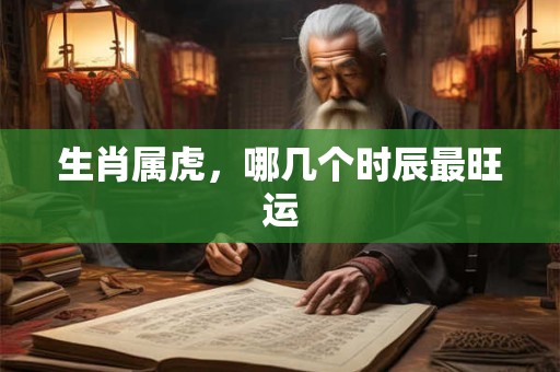 生肖属虎，哪几个时辰最旺运