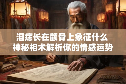 泪痣长在颧骨上象征什么 神秘相术解析你的情感运势