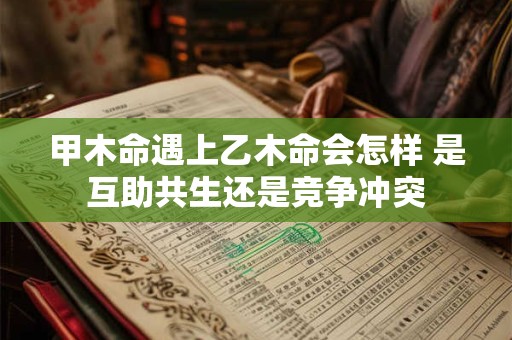 甲木命遇上乙木命会怎样 是互助共生还是竞争冲突