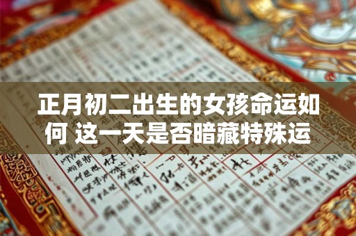正月初二出生的女孩命运如何 这一天是否暗藏特殊运势