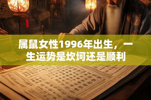 属鼠女性1996年出生，一生运势是坎坷还是顺利
