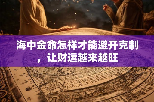海中金命怎样才能避开克制，让财运越来越旺