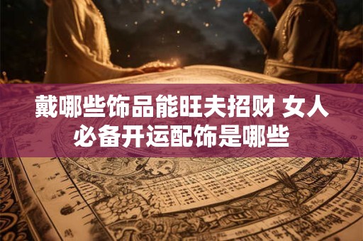 戴哪些饰品能旺夫招财 女人必备开运配饰是哪些