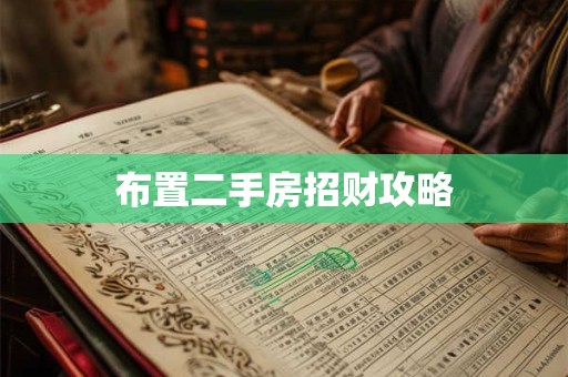 布置二手房招财攻略