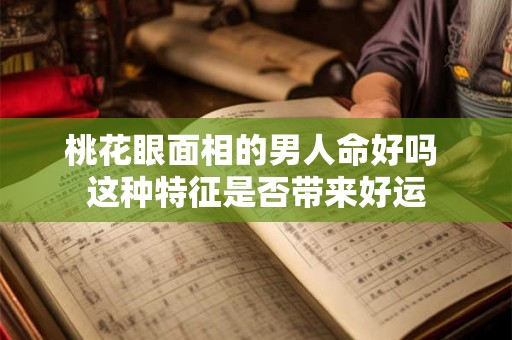 桃花眼面相的男人命好吗 这种特征是否带来好运