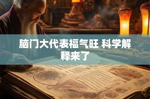 脑门大代表福气旺 科学解释来了