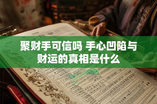 聚财手可信吗 手心凹陷与财运的真相是什么