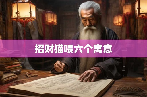 招财猫喂六个寓意