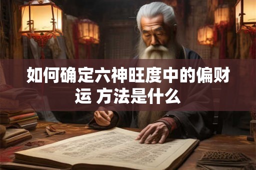 如何确定六神旺度中的偏财运 方法是什么