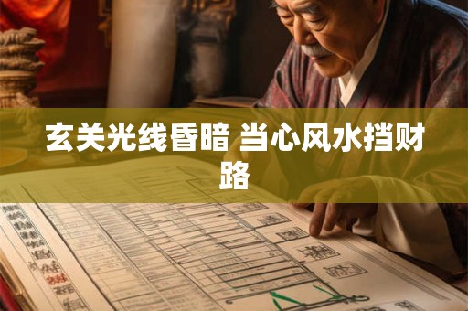 玄关光线昏暗 当心风水挡财路