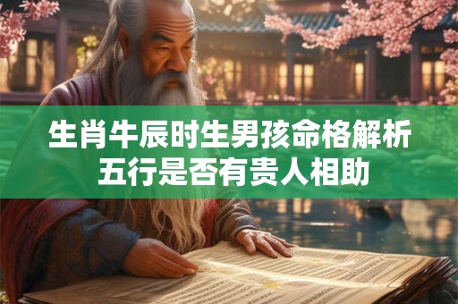 生肖牛辰时生男孩命格解析 五行是否有贵人相助