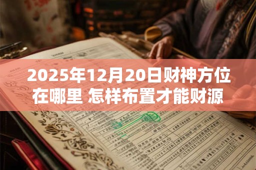 2025年12月20日财神方位在哪里 怎样布置才能财源滚滚