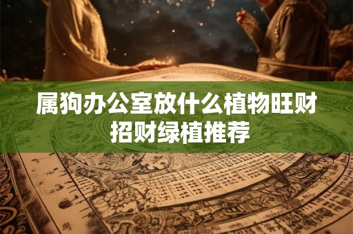 属狗办公室放什么植物旺财 招财绿植推荐