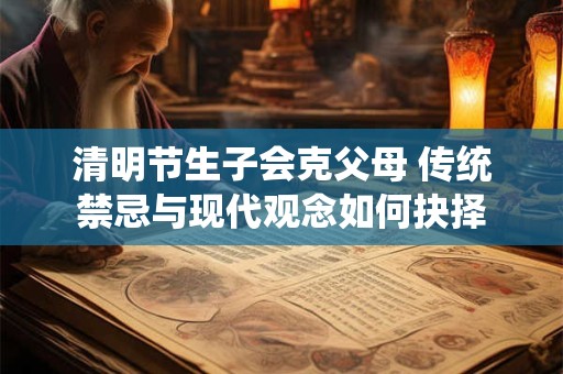 清明节生子会克父母 传统禁忌与现代观念如何抉择
