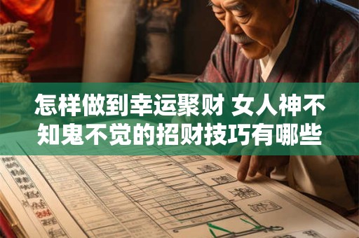 怎样做到幸运聚财 女人神不知鬼不觉的招财技巧有哪些