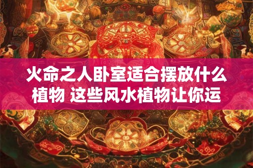火命之人卧室适合摆放什么植物 这些风水植物让你运势更旺