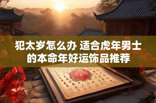 详细阅读:犯太岁怎么办 适合虎年男士的本命年好运饰品推荐 犯太岁怎么办 适合虎年男士的本命年好运饰品推荐