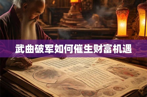 详细阅读:武曲破军如何催生财富机遇 武曲破军如何催生财富机遇