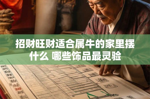 招财旺财适合属牛的家里摆什么 哪些饰品最灵验