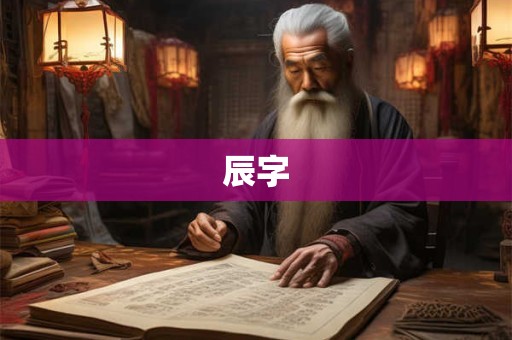 辰字