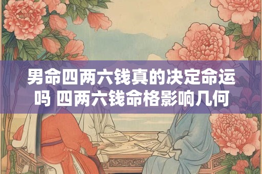男命四两六钱真的决定命运吗 四两六钱命格影响几何