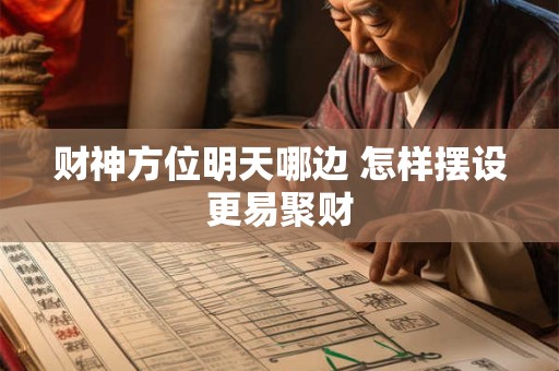 财神方位明天哪边 怎样摆设更易聚财