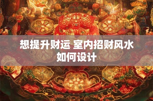 想提升财运 室内招财风水如何设计
