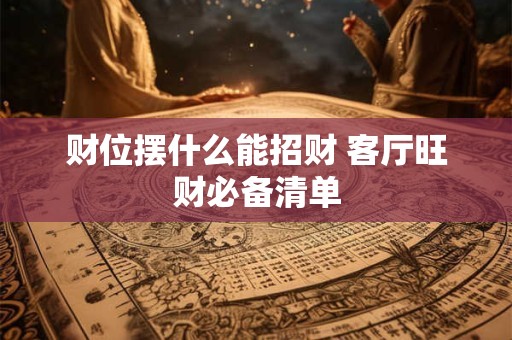 财位摆什么能招财 客厅旺财必备清单