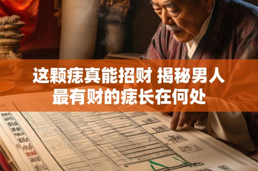 这颗痣真能招财 揭秘男人最有财的痣长在何处