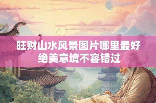 旺财山水风景图片哪里最好 绝美意境不容错过