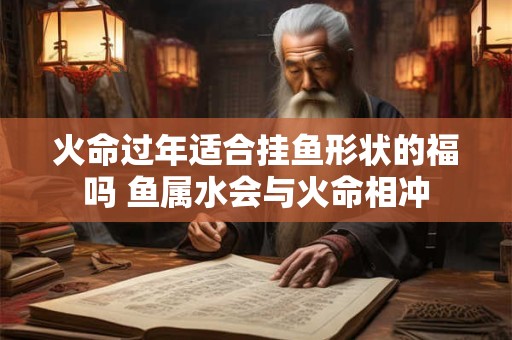 火命过年适合挂鱼形状的福吗 鱼属水会与火命相冲