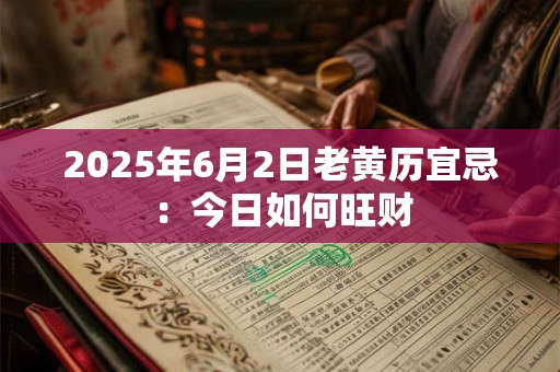 2025年6月2日老黄历宜忌：今日如何旺财