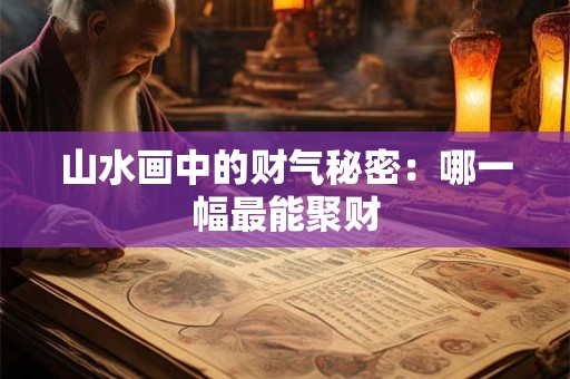 山水画中的财气秘密：哪一幅最能聚财