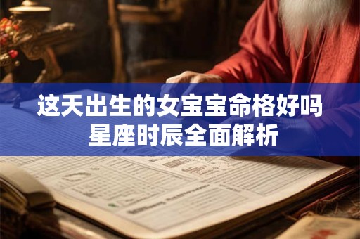 这天出生的女宝宝命格好吗 星座时辰全面解析
