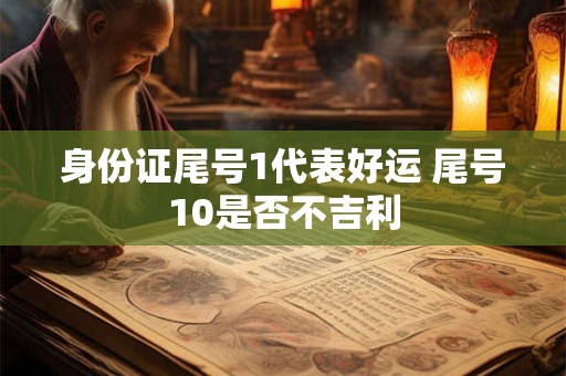 身份证尾号1代表好运 尾号10是否不吉利